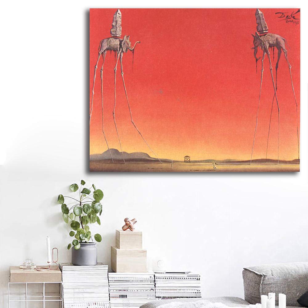 Amazon.co.jp: サルバドール・ダリ絵画版画複数サイズ帆布寝室シュル